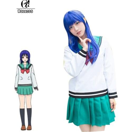 ROLECOS The Disastrous Life of Saiki K Cosplay Costume Kokomi Teruhashi Anime Cosplay Japanese School Uniform Costume for Women