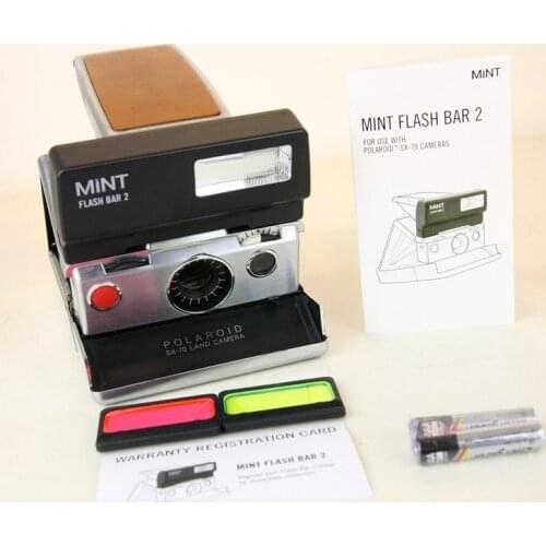 Impossible MiNT Flash Bar 2 Lightning for Polaroid SX-70 Camera Alpha1 Model2 sonar SLR670