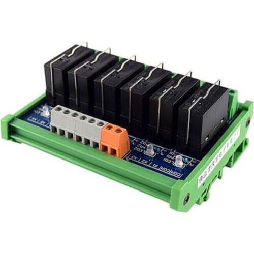 Original Omron Relay Module, 6-way 1NO+1NC 24v Electromagnetic Relay