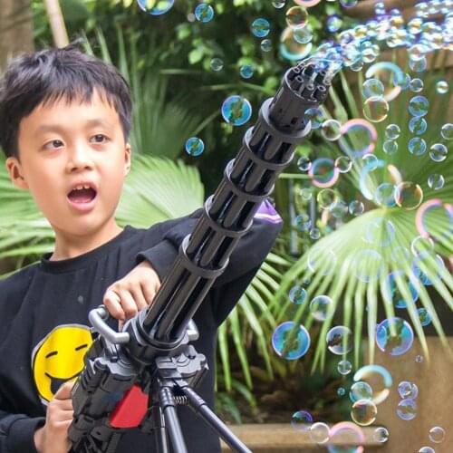 Rechargeable Bubble Machine Extended Hand-held Automatic Bubble Maker Cool Toys Interesting And Unique Look Child Perfect Gifts