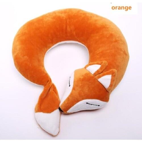 UBRUSH comfort Fox travel pillow neck cushion portable ergonomic airplane office plane neck head rest nap Sleep Massage pillows