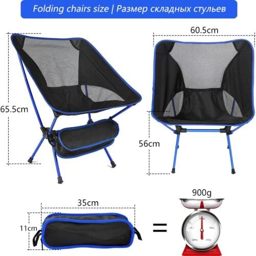 Camping Fishing Barbecue Chair Portable Ultra Light Folding Chair Outdoor Travel Camping Beach Hiking Picnic Seat Tool Chair