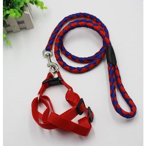 Dog Harness Leash Set Dog Harness Vest Leash Collar Puppy Small Dog Outdoor Walking For Puppy Chihuahua #E