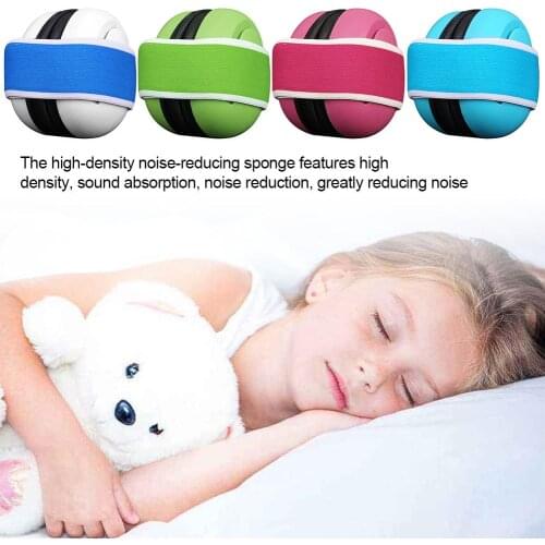 Noise Reduction Headphones for Newborn Baby Soundproof Earmuff Headset with Elastic Band Sleep Child Protection