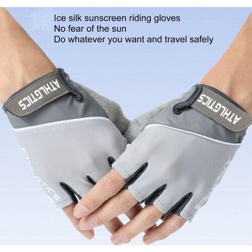Sports Gloves for Men and Women Outdoor Mountain Bike Half-finger Non-slip Gloves Shockproof Fitness Cycling Gloves New Arrival