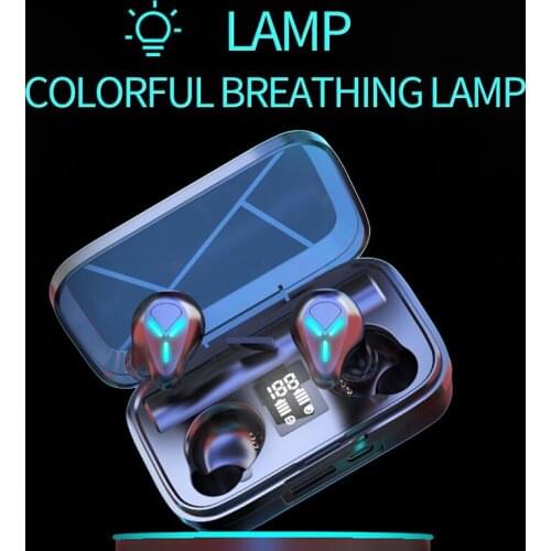 SK2 TWS Wireless Earphone Touch Digital Display Bluetooth Headsets In-ear Stereo Music Mic Earbuds Sport Waterproof Headphones