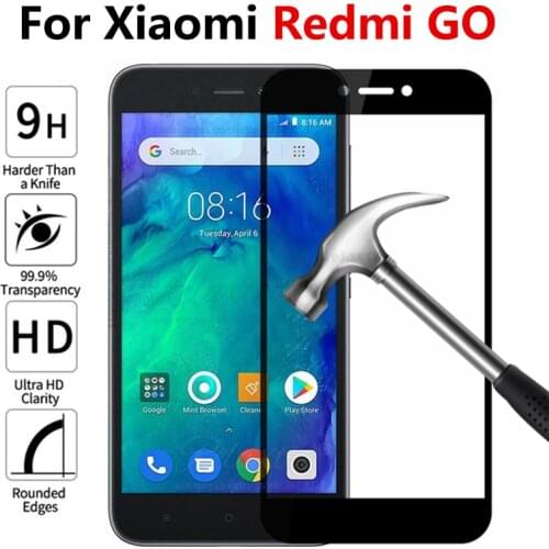 Protective Glass on the For Xiaomi Redmi Go Safety Glass Screen Protector For Redmi go redmigo Tempered glass Full cover Film 9h
