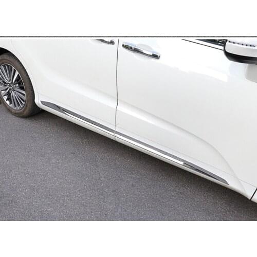 Mirror surface shiny silver abs car body kit door edge trim decoration for honda odyssey 2015 2016 2017 2018 2019 2020 2021 auto