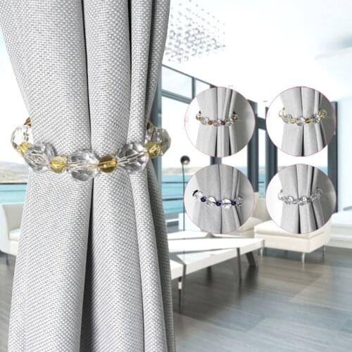 1PC Rope Clips Elegant Curtain Tieback Buckle Strap Window Drape Holdbacks Home Decorative Living Room Accessories