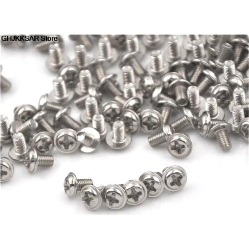 100Pcs M3 Screw M3X5 5mm PC Case Hard Drive Precision PSU 6/32" Hex Screws For Computer Floppy DVD ROM Motherboard 7mm Hot Sale