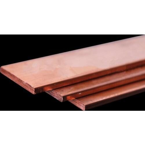 2Pc Pure Copper Row 3 x 15 x 600mm Copper Stick T2 Copper Bar Copper Billet TMY Copper Block red copper Flat copper platoon