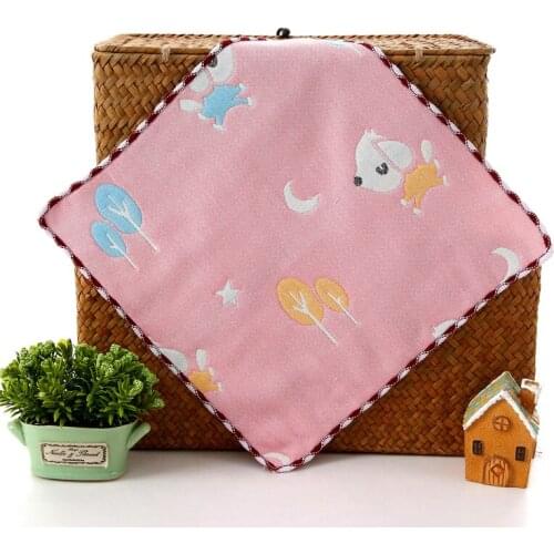 5 Pcs New Arrival Soft Children Face Towels Kids Cartoon Baby Towel Baby Handkerchief Square Towel 20*20 cm cosas de bebe