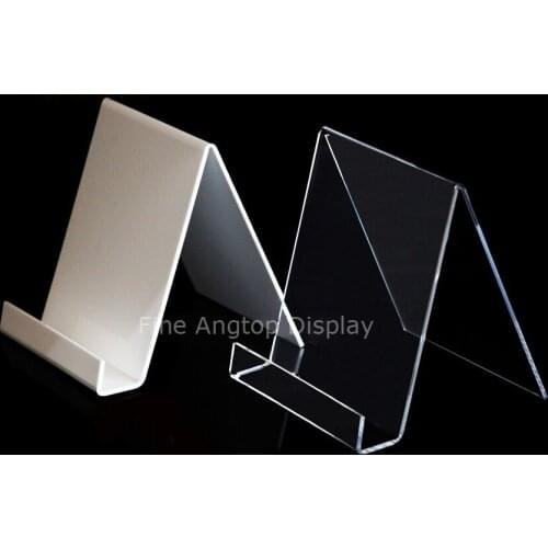 Perspex Acrylic Plastic Book Plate Retail Jewelry Display Stand Holder