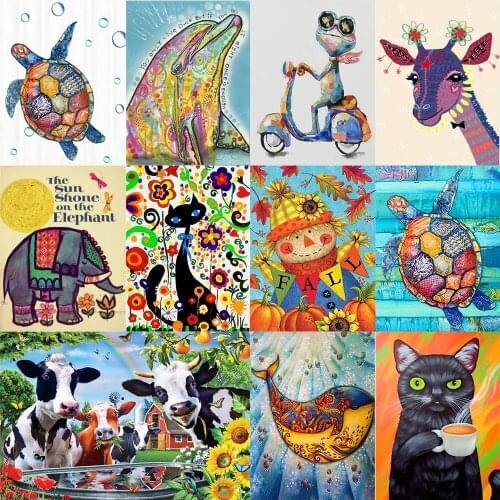 3D DIY Art Diamond Painting Diamond Painting Animal Pattern Diamond Mosaic Full Embroidery Home Decoration