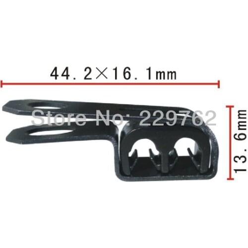 Free Shipping 100PCS Tubing Clip For TOYOTA ALPHARD Auto Plastic Fastener Plastic Clips For Cars Body Automotive Retainer