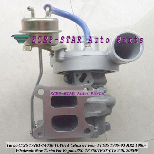 Free Ship CT26 17201-74030 17201 74030 Turbo For TOYOTA Celica GT Four ST185 1989-93 MR2 1988- 3SG-TE 3SGTE 3S-GTE 2.0L 208HP