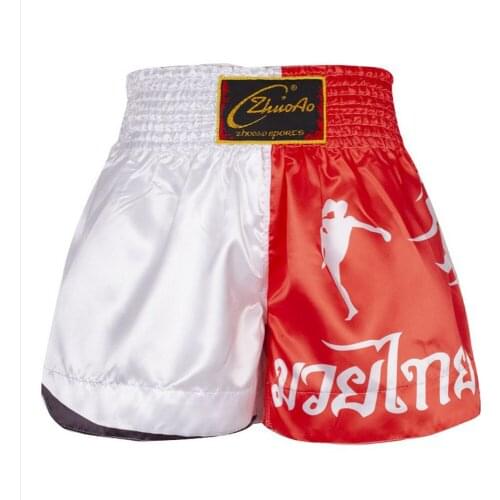 Boxing Pants Muay Thai Shorts Boxing Sanda Pants 4 Colors Optional for Training Combat Fitness sports