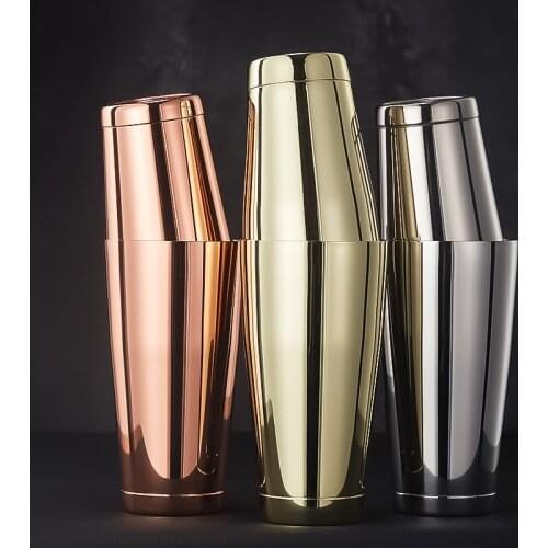 Bar Soul KORIKO Boston Shaker Stainless Steel Cocktail Shaker Japanese Style Professional Bartender Cocktail Shaker Bar Tools