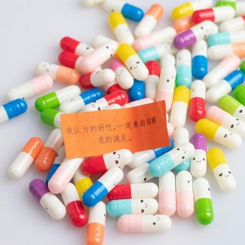 30PCS Colours Expression Message Capsule Kids Party Birthday Gift Game Props Baby Shower Girlfriend Boyfriend Wedding Supplies