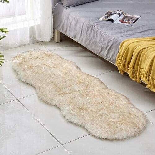 Classic European creative imitation of wool soft oval rug long solid hair pillow room be fourth carpet