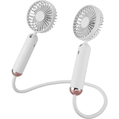 Lazy Hanging Neck Fan Multi-Function Can Be Vertical Can Be Handheld Can Be Hanging Neck Charging USB Small Fan