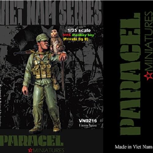 1/35 MONKEY BOY, Resin Model Soldier GK, Vietnam war theme, Unassembled and unpainted kit