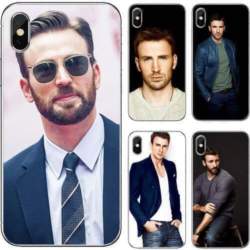 For ZTE Blade A910 A610 A530 A510 For Oneplus One plus 3T 5T 6T 6 7 8 7T Pro Sexy-USA-Man-Chris-Evans-Captain-America Soft Cover