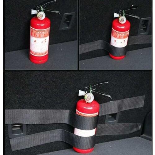 5 pieces Fire extinguisher fixed safety anti-roll bandage for Suzuki Mitsubishi Mazda Nissan Infiniti Subaru Chery Geely Roewe