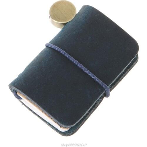 Portable Leather Travel Book Mini Journal Booklet Handmade Cover With Insert Brochure Creative Accessories Au4 21 Dropship