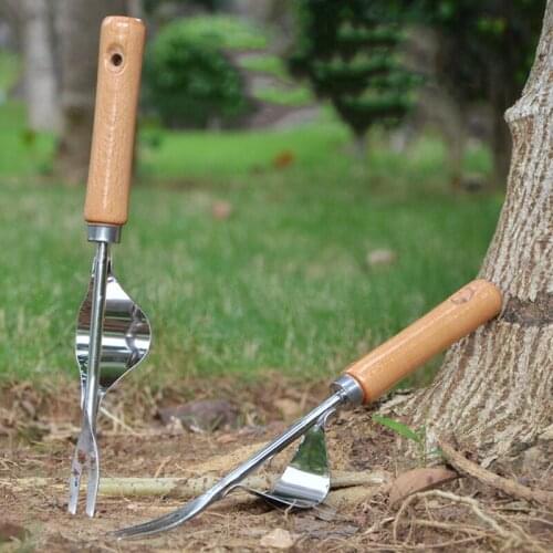 Homes Garden Hand Weeder Stainless Manual Weed Puller Bend-Proof Soft Handle Non-Slip Weeding Tool Gardening Gift Long Handle