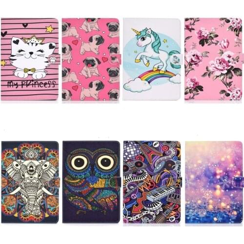 For Samsung Galaxy Tab A 10.5 2018 T590 T595 Smart Cover Case for Samsung Tab A10.5 SM-T590 SM-T595 Tablet Funda +Stylus Pen