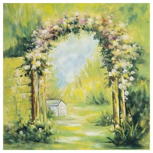 Mysterious Forest Backdrop, 10ft x 10ft Hand Painted Photography Background