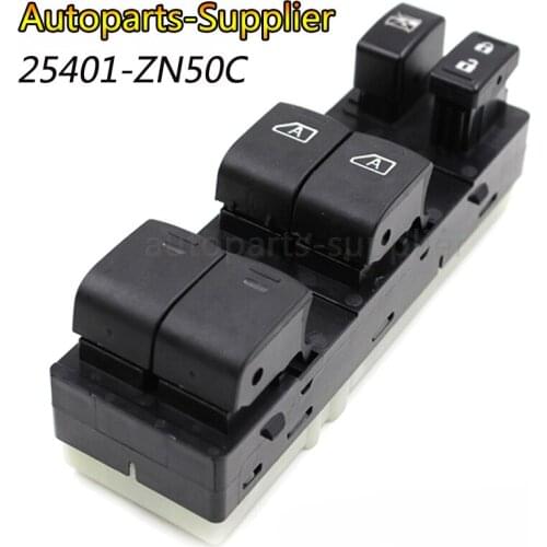 High Quality! 25401-ZN50C 25401-JN01A Master Power Window Switch Driver Side Left LH LF For 07-12 Nissan Altima Sedan