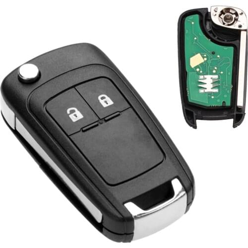 Yetaha 2 Buttons Smart Remote Key With ID46 7941 Chip For Opel Vauxhall 433 MHz For Astra J Corsa E Insignia Zafira C 2009-2016