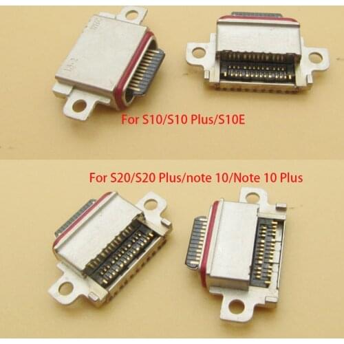 20Pcs/Lot USB Charger Micro USB Charging Port Dock Connector Socket For Samsung Galaxy S10 S10e S20 Note10 Plus