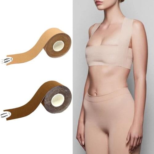 1 Roll 2.5m/5m Instant Breast Lift Boob Tape Invisible Push Up Strong Support DIY Stickers for Silicone Nipple Cover Bra