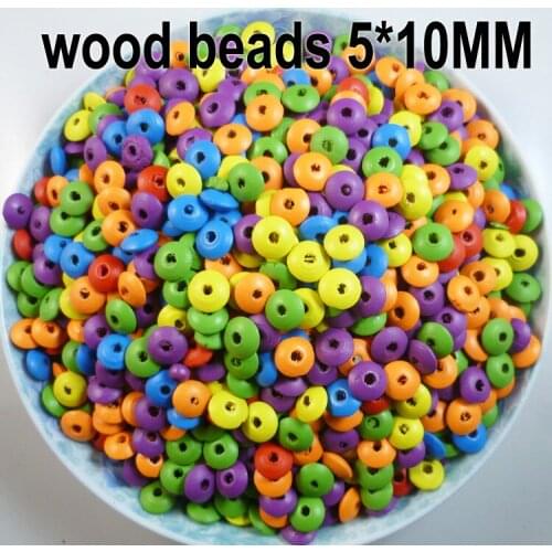 100pcs 5*10MM mixed clothes abacuswood BRAND bead cloth accessory fits HANDMADE DIY SERIES WJA-022