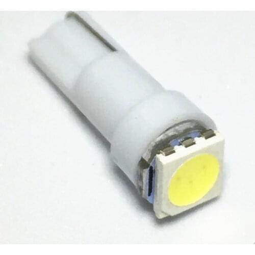 1000PCS T5 led 17 37 73 74 SMD 5050 0.5W Auto LED Lamp Car Dashboard Instrument Light Bulbs white blue red yellow green Bulb 12V