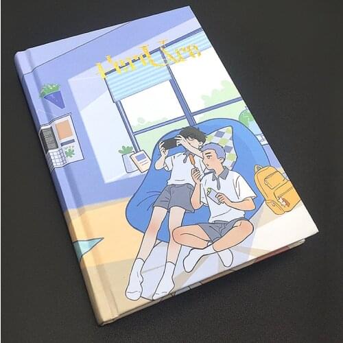 2021 Here U Are manga Comic Notebook Cartoon Characters Handbook Diary Weekly Planner Anime Around Fiction Books manhwa