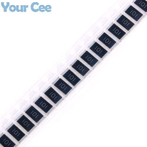 50 pcs 2512 SMD Chip Resistor 100 ohm 100R 101 1W 5% DIY Kit