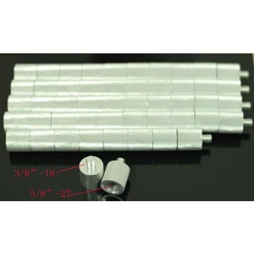 50pcs new design metal Adaptors 5/8"-27 female to 3/8"-16 male Stand Accessory