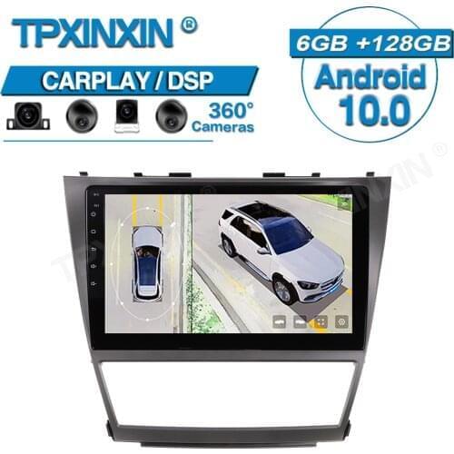 For Toyota Camry 2006-2011 Android Car Radio 360 HD Auto Surround View Camera Car Multimedia Player Stereo Radio GPS Navigtion