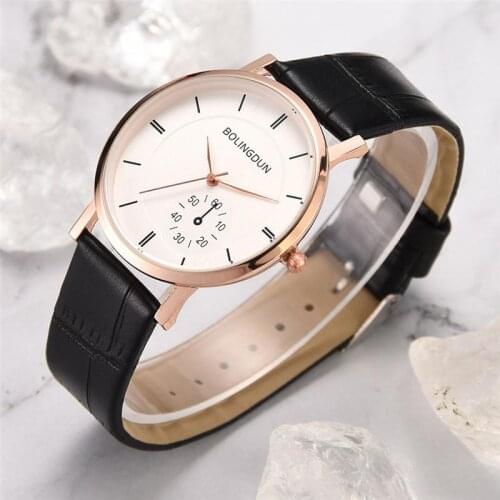 Luxury Womens Lovers Watches High Zegarek Damski Quality Elegant Ladies Wristwatches Casual Simple Surface Leather Female Watch