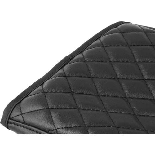 Black Armrest Cushion Console Box Cover Mat PU Leather for Toyota Tacoma