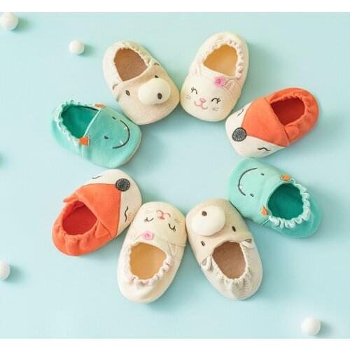 Childrens Shoes Spring New Baby Shoes Toddler Shoes Soft Bottom Baby Shoes Non-slip Effect Breathable Color Cotton