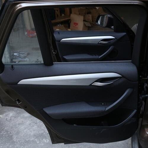 For BMW X1 E84 2011-2015 Year Car ABS Plastic Chrome Interior Door Decoration Panel Cover Trim Accessories