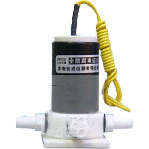 Two-position three-way anti-corrosion solenoid valve PTFE Electric Solenoid Magnetic Valve DC12V DC24V AC220V