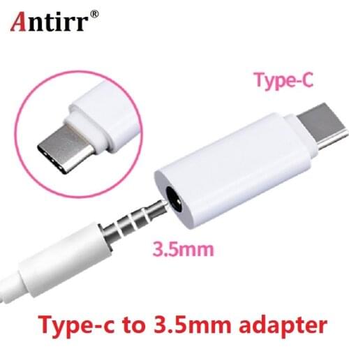 Ype-C to 3.5mm Earphone cable Adapter usb 3.1 Type C USB-C male to 3.5 AUX audio female Jack for Xiaomi 6 Mi6 Letv 2 pro 2 max2