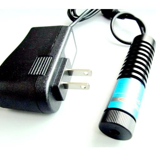 Adjustable Focus High Power Laser Module 445nm 450nm 1000mw 1W Blue Laser Diode Dot Module 22x90mm with 12V Adapter