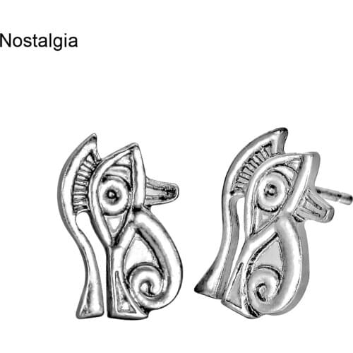 Nostalgia Eye of Horus Mens Earrings Egypt Amulet Egyptian Jewelry Ethinc Tribal Talisman